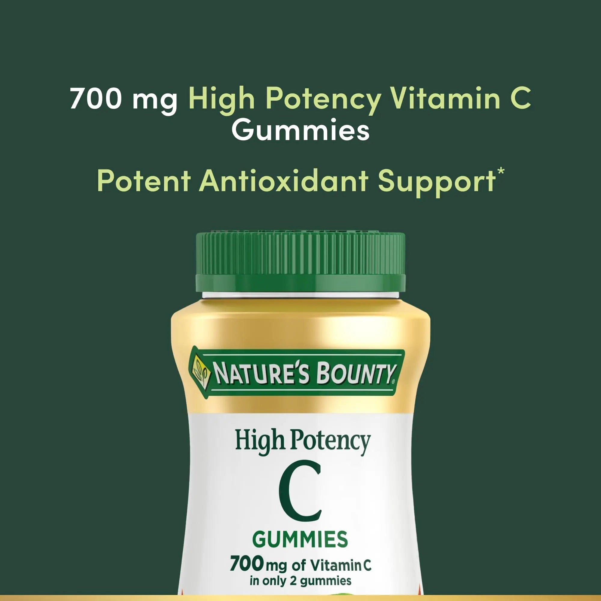 Nature’s Bounty Vitamin C Gummies 700mg, High Potency Vitamin C Chewable Gummies for Adults, Immune Support Supplement Nature's Bounty buy supplements canada