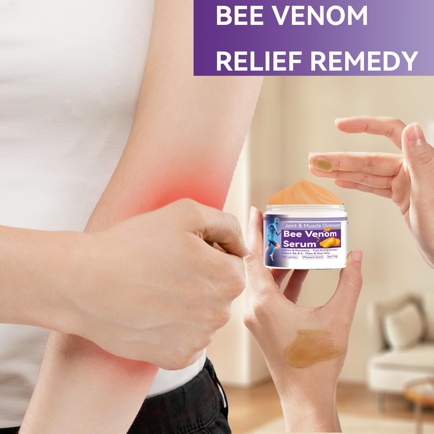 Cedonivor Bee Venom Joint Cream, Joint & Muscle Soothing, Bee Venom Cream for Back, Knee, Hands, Neck, Feet Cedonivor buy supplements canada