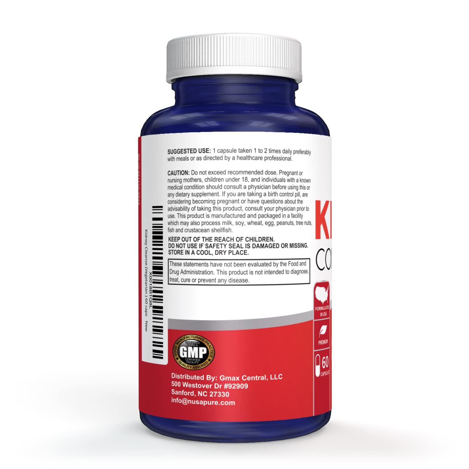 NusaPure Kidney Complex (Vegetarian) 60 caps NusaPure buy supplements canada
