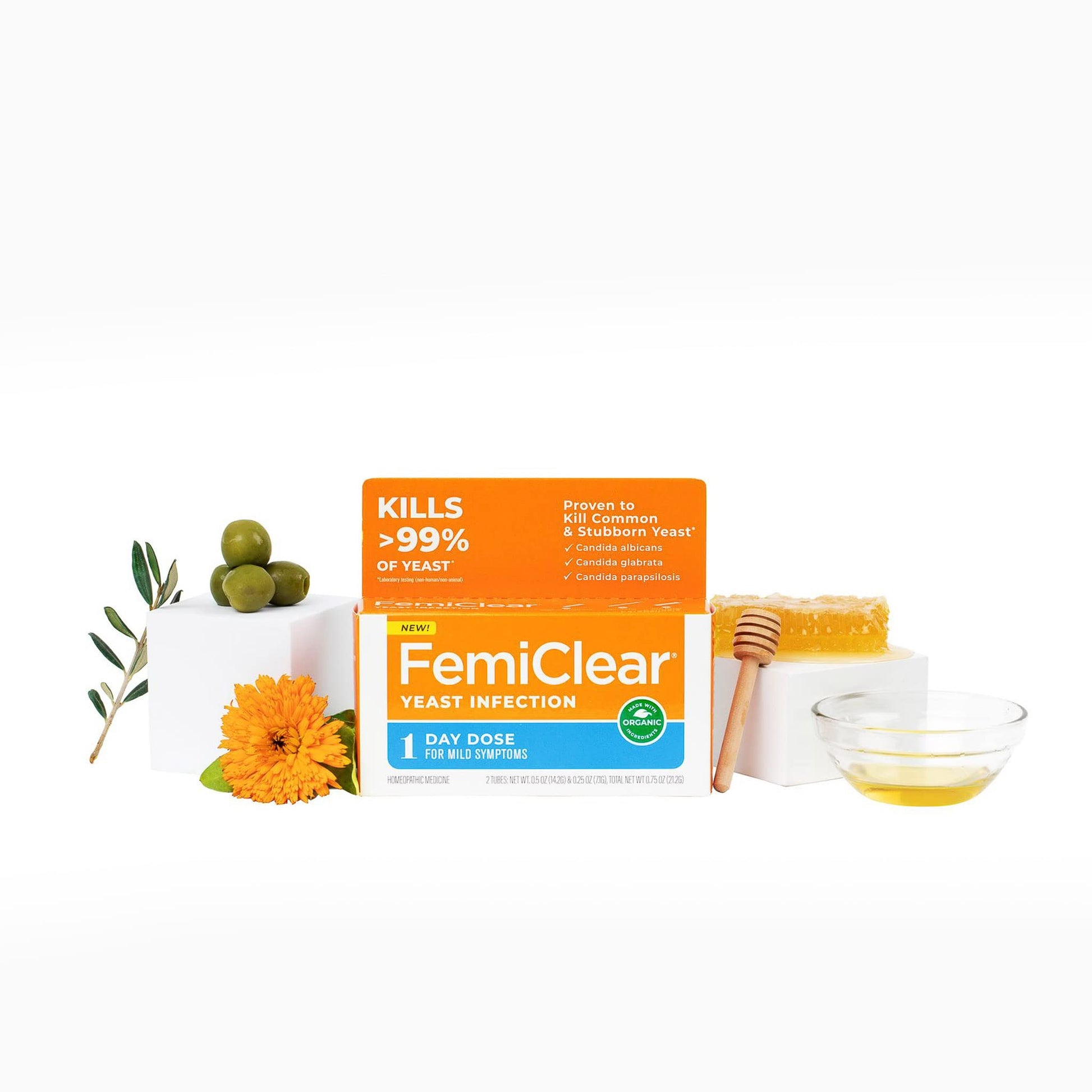 FemiClear 1-Day Dose Yeast Infection | Yeast Infection Relief | Homeopathic Solution FemiClear buy supplements canada