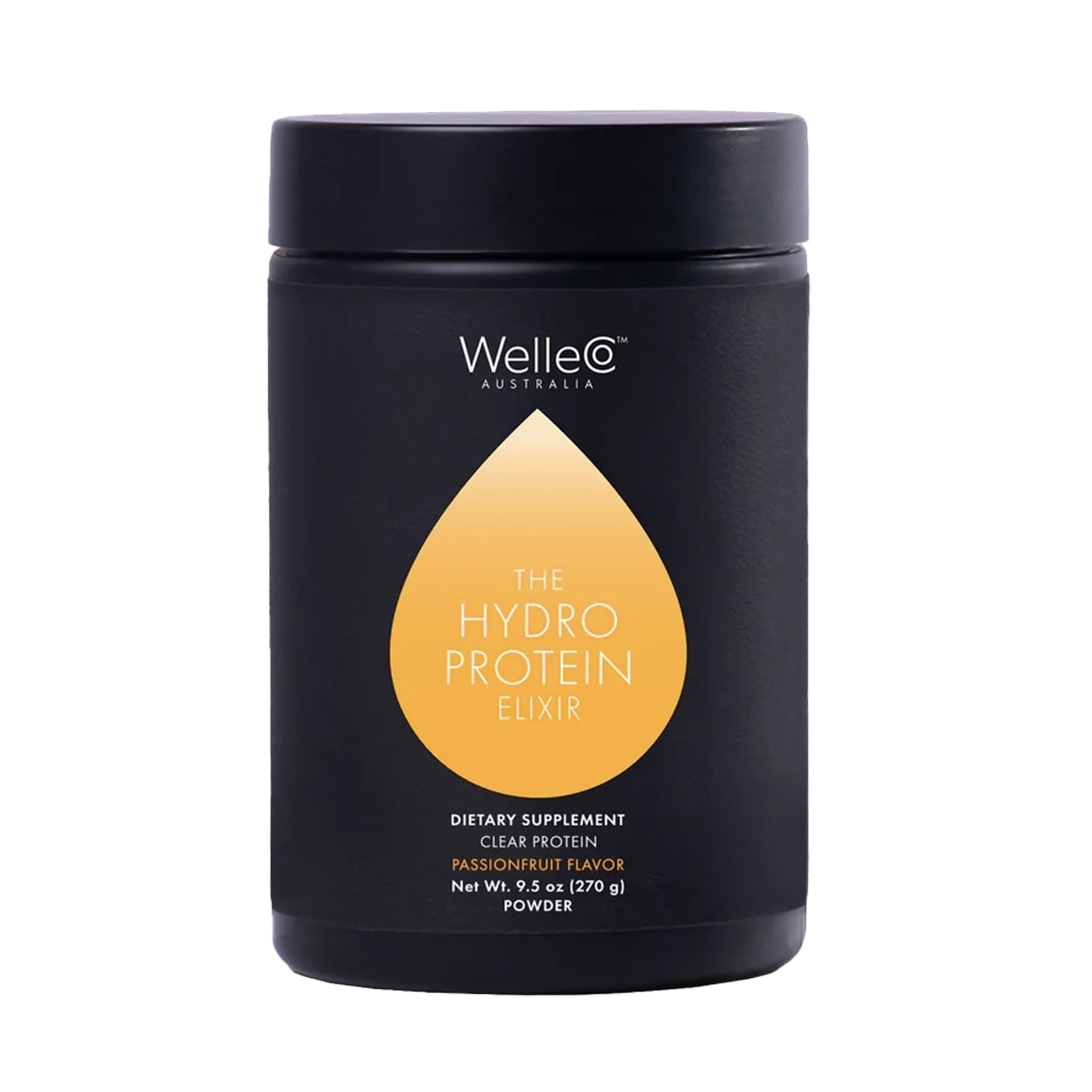 WelleCo HydroProtein Elixir, Potassium Electrolyte Powder with 15g Vegan Protein for Energy, Healthy Hair, Skin & Nails, Easy to Digest Powdered Electrolytes, Passionfruit, 9.5oz Jar WelleCo buy supplements canada