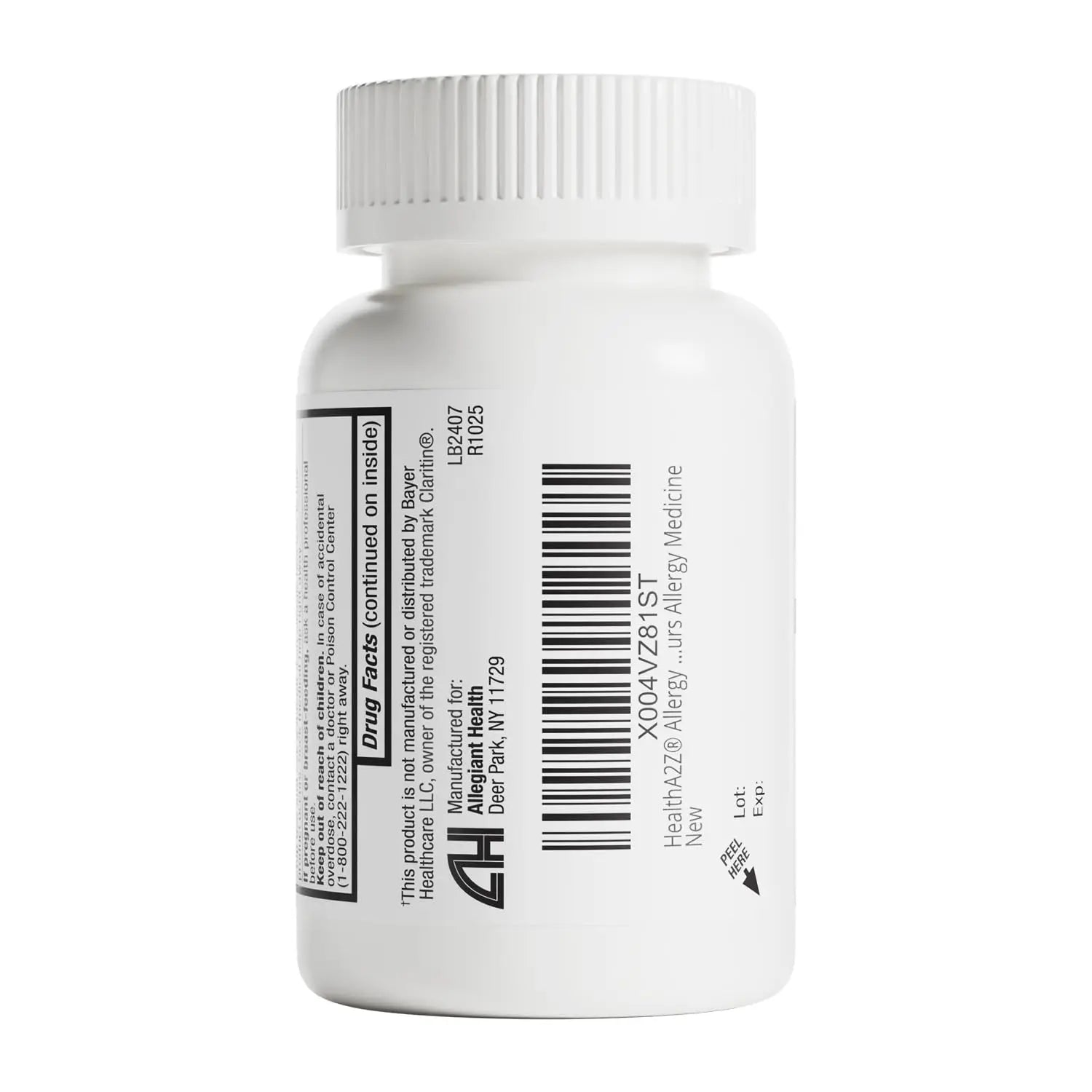 HealthA2Z® Allergy Relief | Loratadine 10mg Antihistamine | 500 Tablets | Dye Free | Relief from Itchy Throat, Sneezing, Runny Noses | 24-Hours Allergy Medicine HealthA2Z buy supplements canada