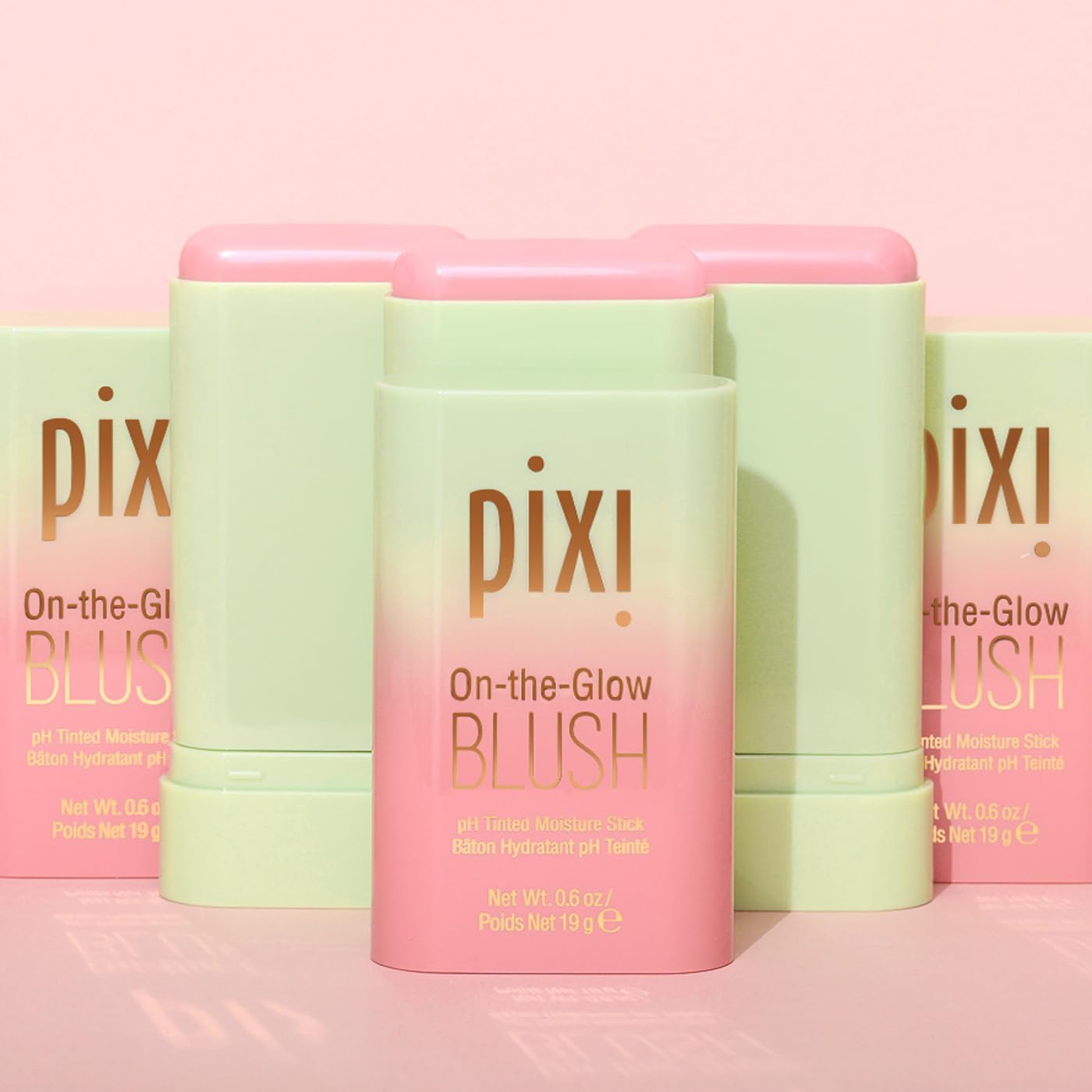 Pixi On-the-Glow Blush Stick in CheekTone, pH Reactive Hydrating Tinted Moisture Stick for Cheeks and Lips with Ginseng, Aloe Vera and Fruit Extracts, Twist-Up Design, Paraben-Free, 19g / 0.6 oz Pixi buy supplements canada