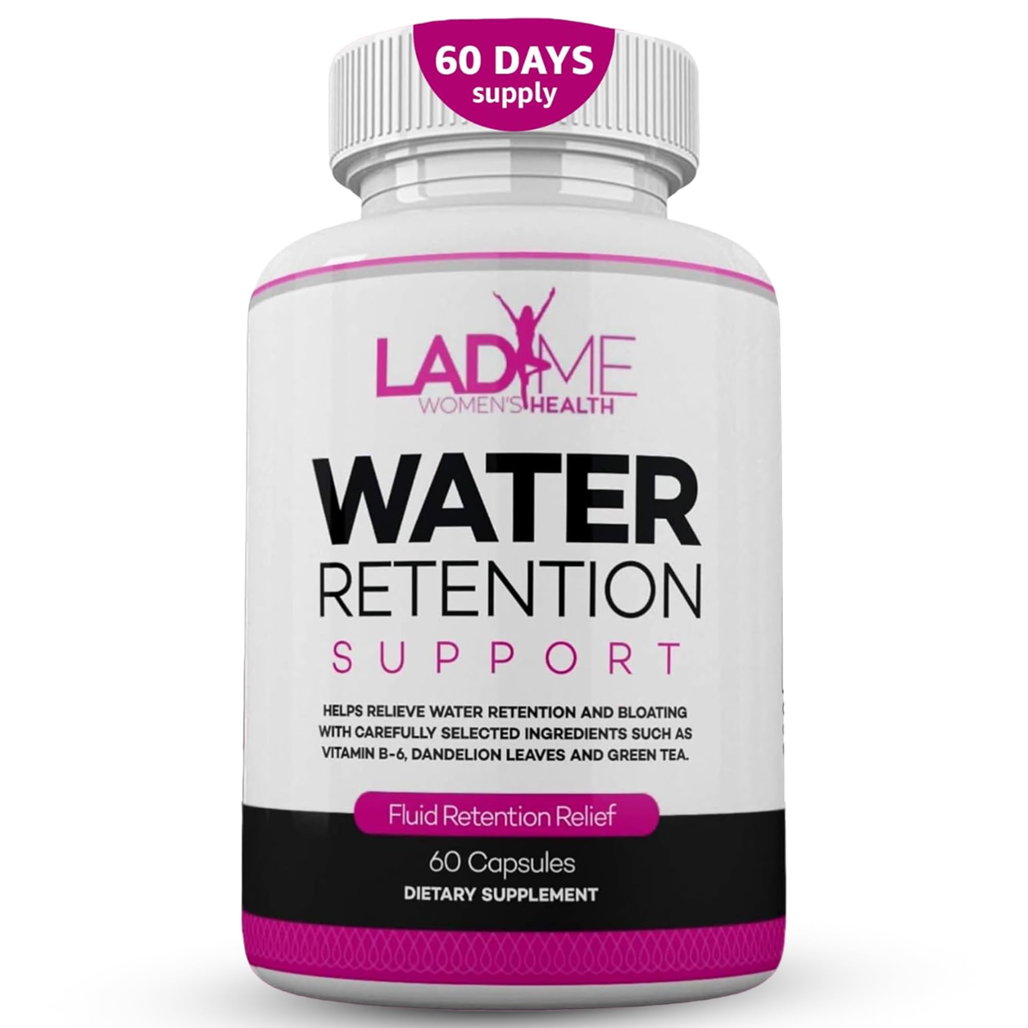 Water Retention Pills for Women Bloating Relief with Vitamin B6, Dandelion & Green Tea Natural LADYME WOMEN'S HEALTH buy supplements canada