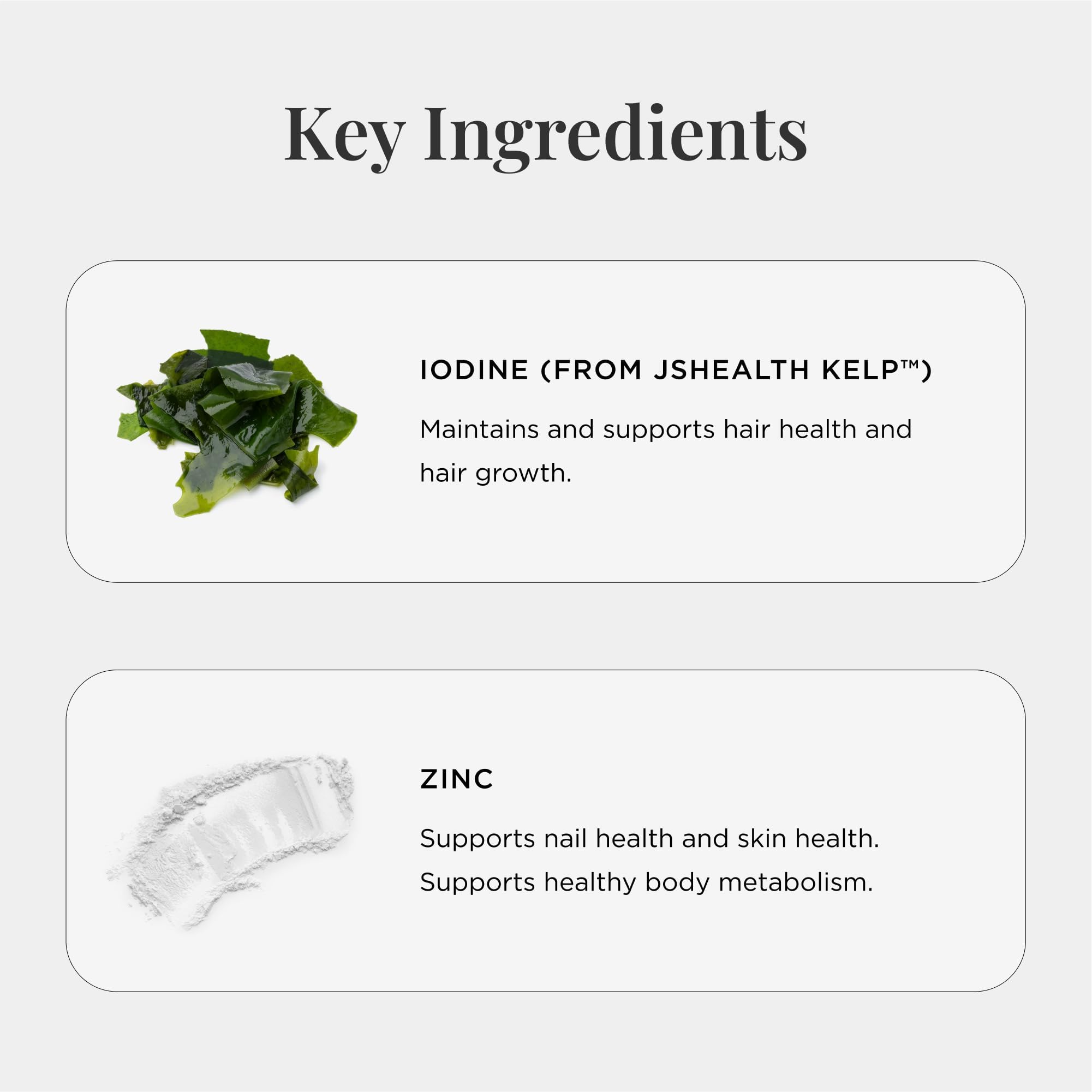 JSHealth Hair Growth Vitamins for Women. Hair + Energy with Kelp Iodine and Zinc. Supports Thickness, Strength, Energy. Nutritionist-Formulated (60 Capsules) JSHealth buy supplements canada
