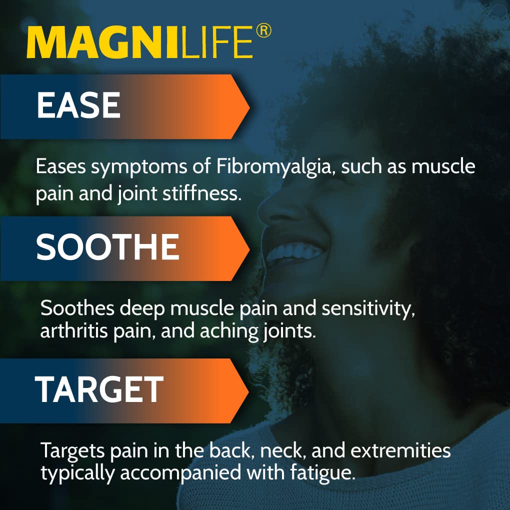 MagniLife Pain and Fatigue Relief Cream, 4 oz, Fast-Acting Relief for Fibromyalgia Symptoms, Muscle Aches & Joint Pain, Helps Relieve Soreness & Tenderness, Deep Penetrating Formula MagniLife buy supplements canada