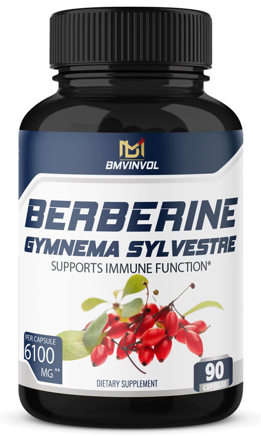 BMVINVOL 5-in-1 Berberine Supplement 6100mg with Ceylon Cinnamon, Gymnema BMVINVOL buy supplements canada