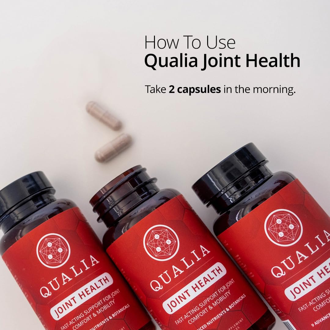 Qualia Joint Health 9 Advanced Joint Health nutrients: denatured Collagen, boswellia, tumeric, Boron, Ginger, L-carnitine. Cartilage Health, Tendon Strength, Healthy Joint Aging (1 Month Supply) QUALIA LIFE SCIENCES buy supplements canada