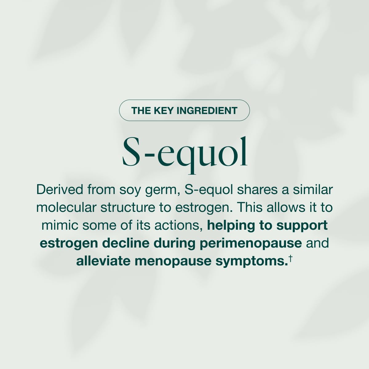 EQUELLE Multi-Symptom Perimenopause & Menopause Relief Relief from Hot Flashes, Muscle Aches & Supports More Sleep. Hormone-Free, Plant-Based S-Equol – 1 Month Supply (60 Tablets) EQUELLE buy supplements canada