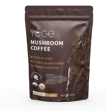 Mushroom Coffee, Instant Mushroom Coffee with Cordyceps, Reishi, King Trumpet, Shiitake, Turkey Tail, Lions Mane for Energy YEGE buy supplements canada