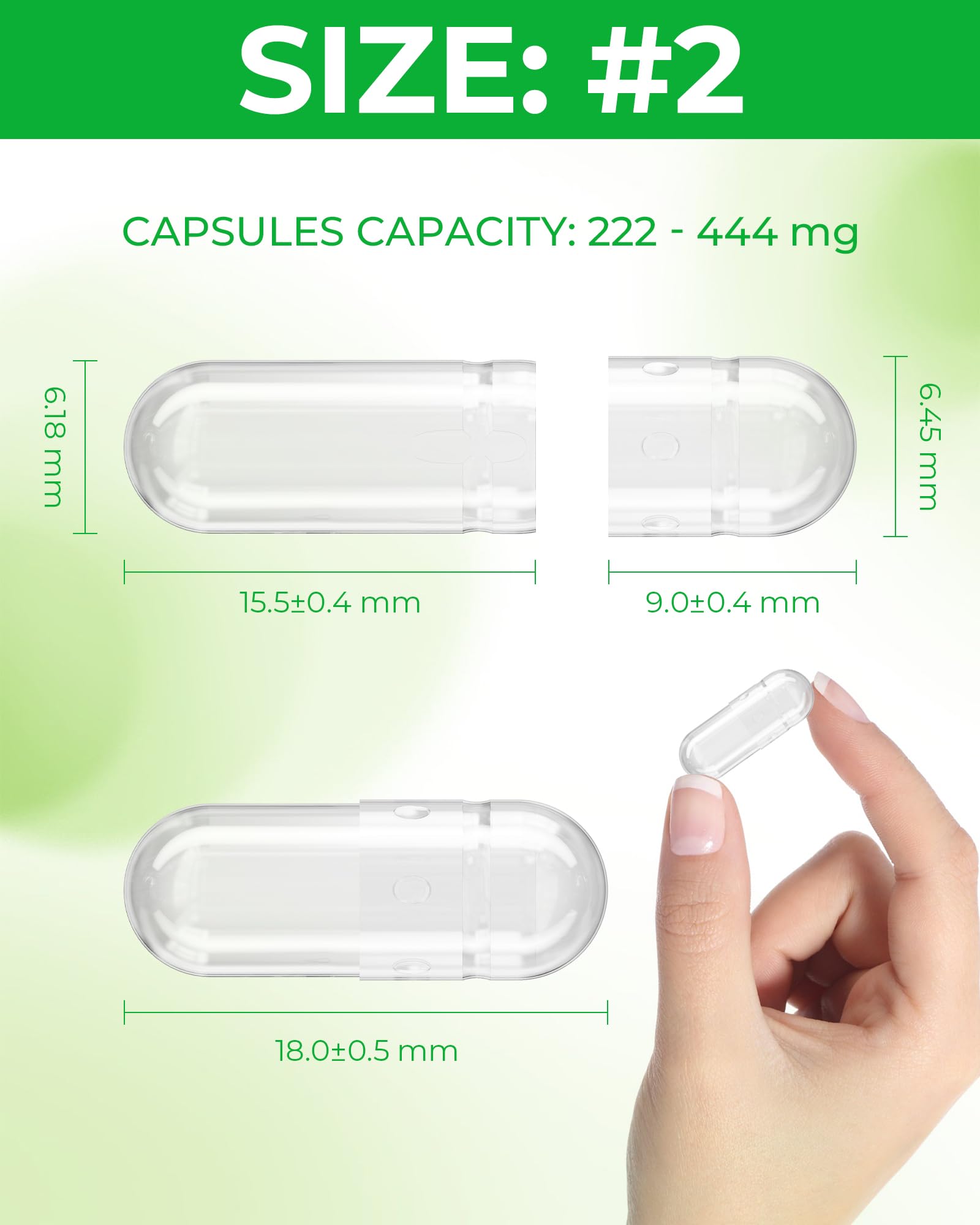 Angtai JN Vegan Empty Pill Capsules Size 2 Plant Based Clear (100 Count) Gluten Free, Non-GMO, Halal Certified Caps Filling Kit with 2 Spoons for Vegetarian DIY Your Own Supplements Angtai JN buy supplements canada
