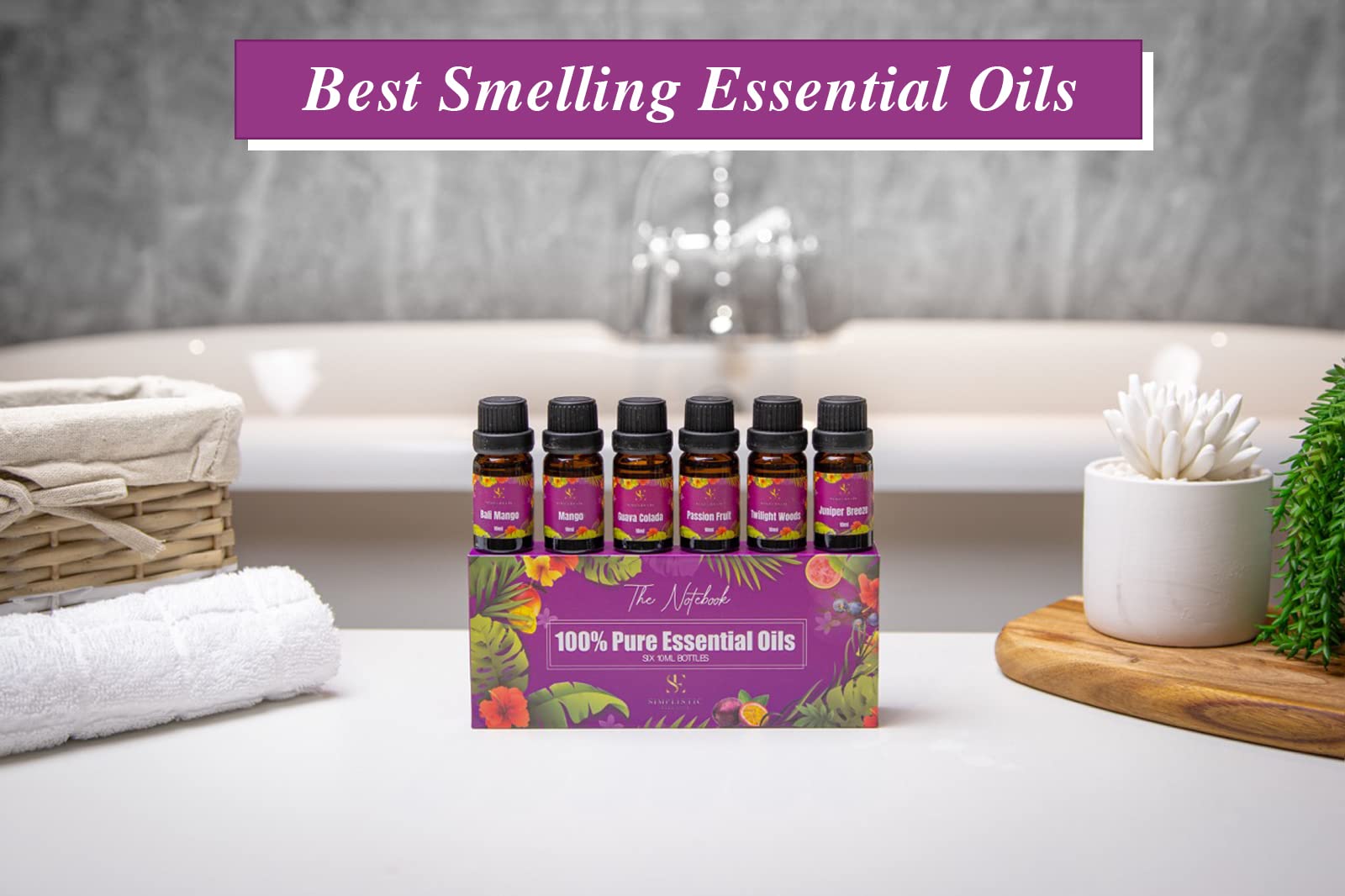 Simplistic Elegance Essential Oils Set - Top 6 Natural Aromatherapy Oils for Diffusers Humidifier Massage Simplistic Elegance buy supplements canada
