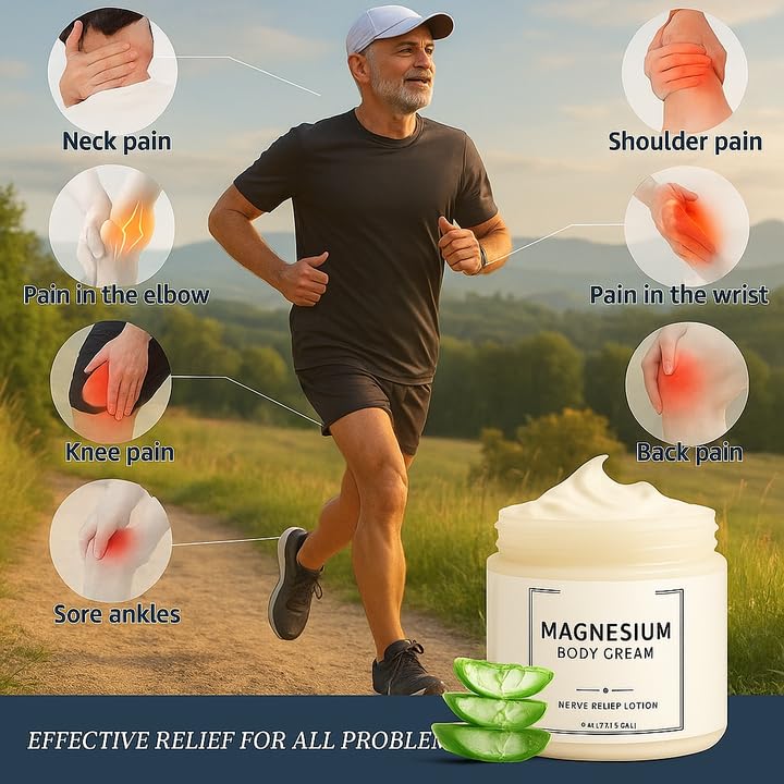 Neuropathy Cream | Nerve Relief Lotion for Feet, Legs & Hands | Magnesium Chloride with Aloe Vera Extract | Non-Greasy Formula for Day & Night Use | Thoughtful Gift for Mama, Dad, Men & Women (1) DFTLUUE buy supplements canada
