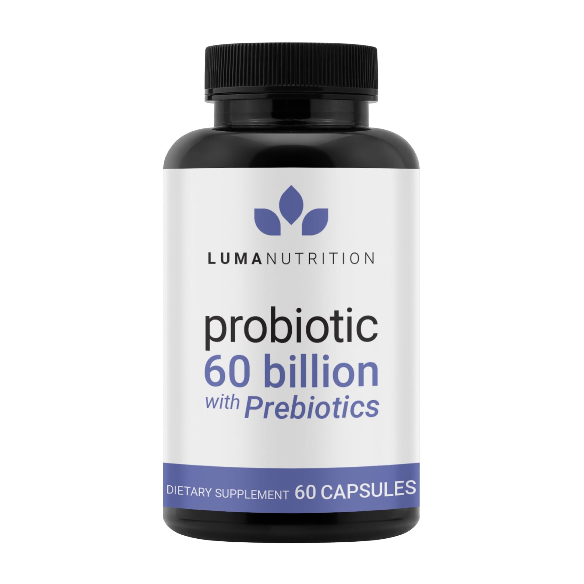 Luma Nutrition Probiotics 60 Billion CFU with Prebiotics - Probiotics for Women and Men - Formulated for Digestive Enzyme Health - Vegan & Gluten-Free - 60 Capsules Luma Nutrition buy supplements canada