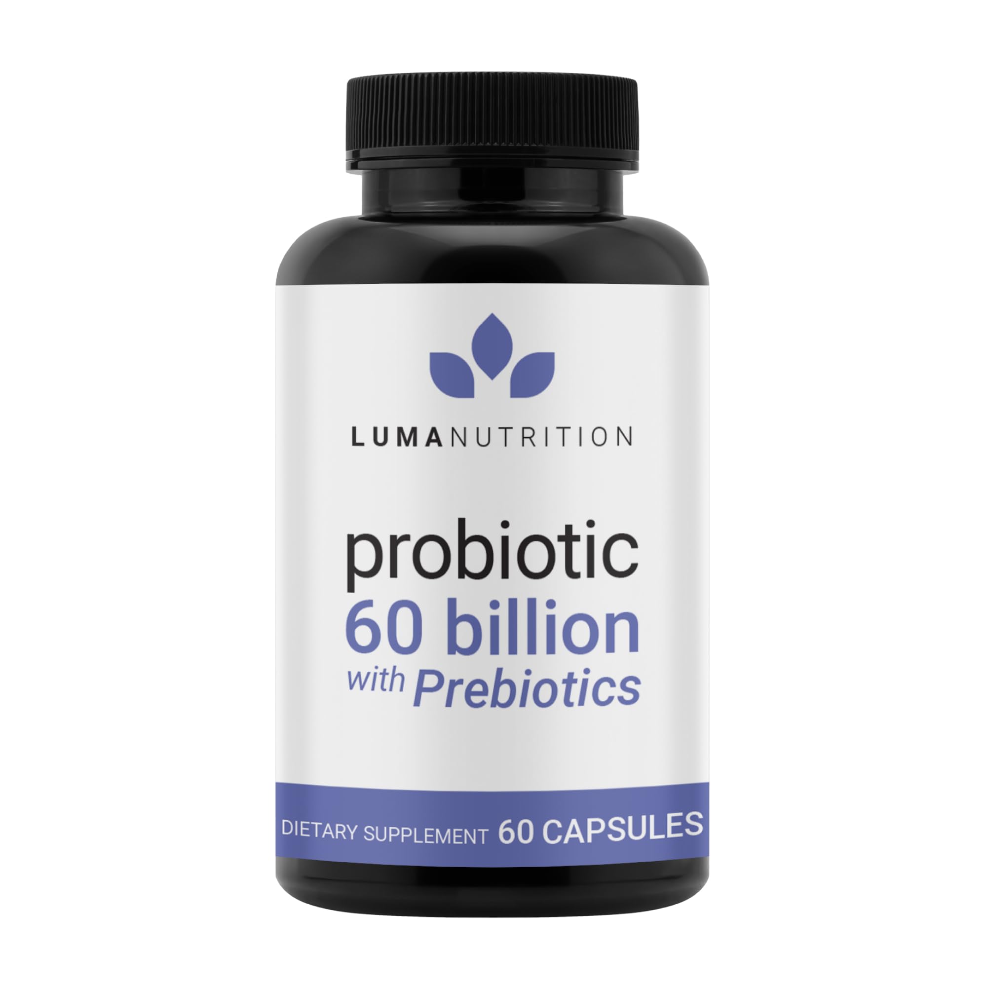 Luma Nutrition Probiotics 60 Billion CFU with Prebiotics - Probiotics for Women and Men - Formulated for Digestive Enzyme Health - Vegan & Gluten-Free - 60 Capsules Luma Nutrition buy supplements canada