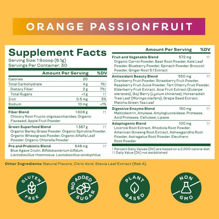 Bloom Nutrition x Mama Karls Super Greens Powder Juice Mix - Probiotics Bloom Nutrition buy supplements canada