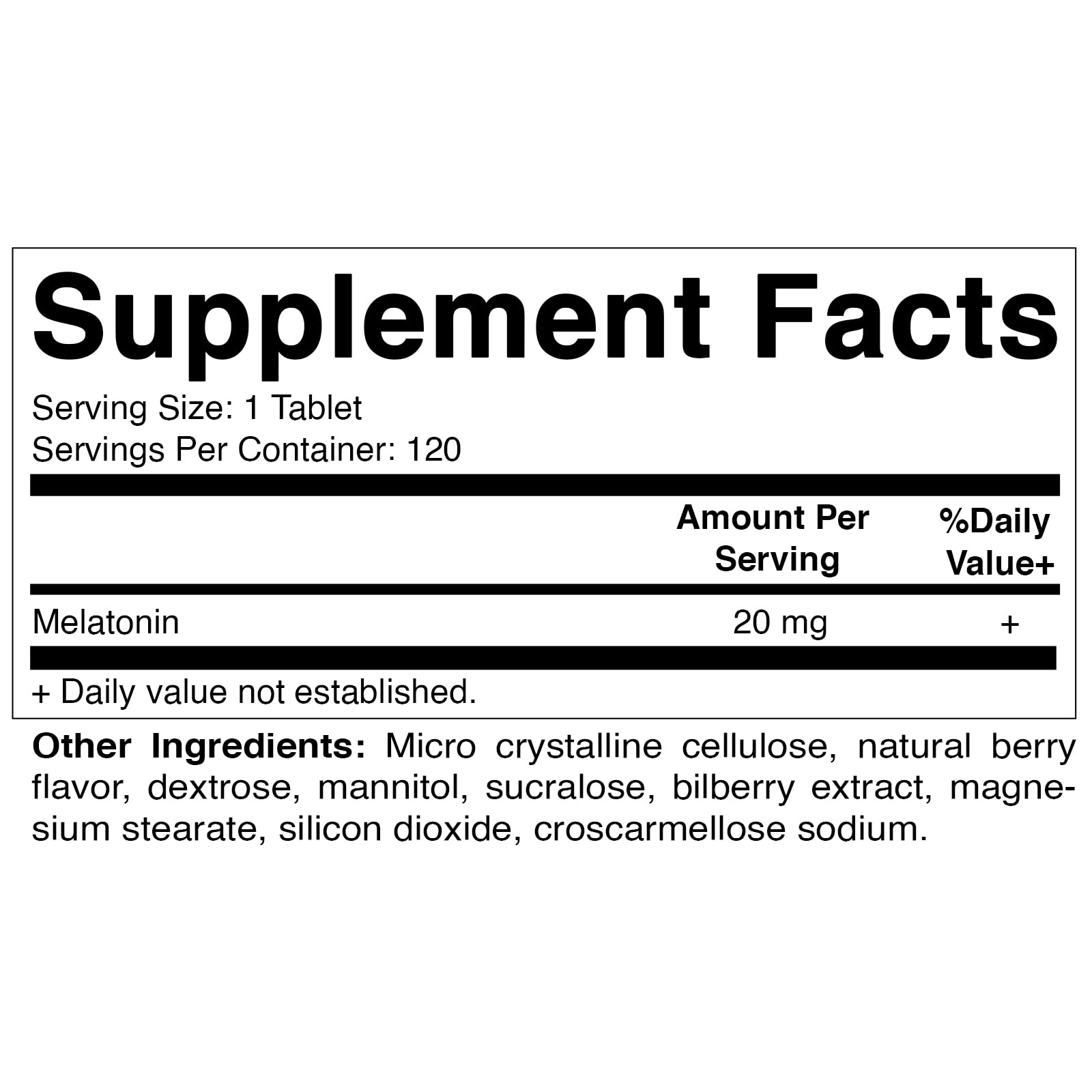 Vitamatic Melatonin 20mg Tablets | Vegetarian, Non-GMO, 6 pack Vitamatic buy supplements canada