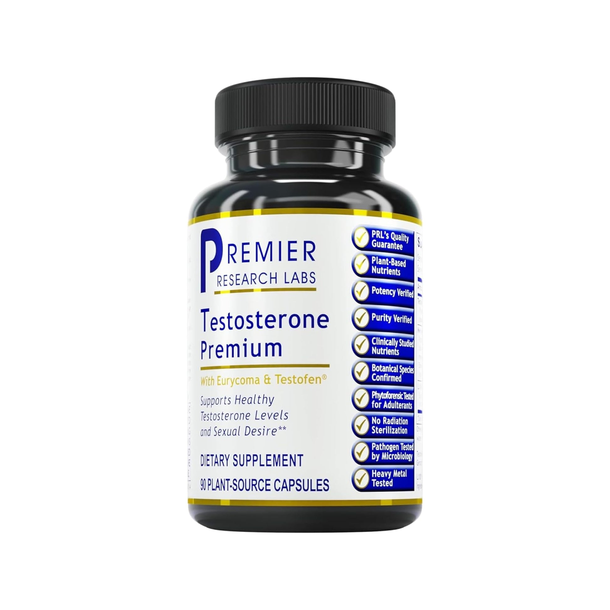 Premier Research Labs Testosterone Premium - Testosterone Supplement for Men, All Natural Testosterone Complex, Premier Labs Testosterone Support, Fenugreek, Cordyceps & Maca - 90 Vegetarian Capsules Premier Research Labs buy supplements canada
