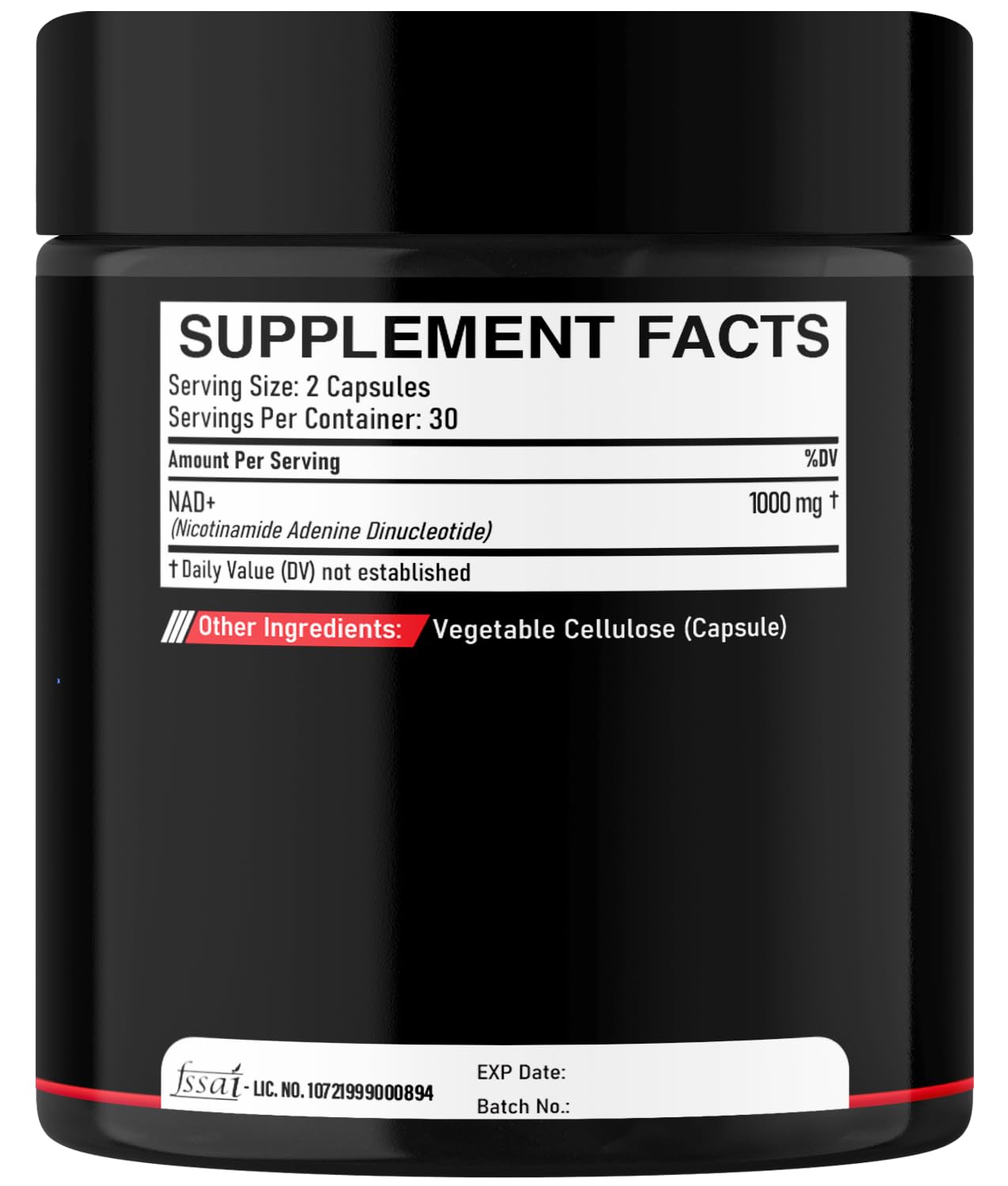DEDICAD NAD Supplement 1000 mg - Pure NAD Supplement - Energy and DNA Repair, Aging Defense, Brain Function - 60 Capsules DEDICAD buy supplements canada