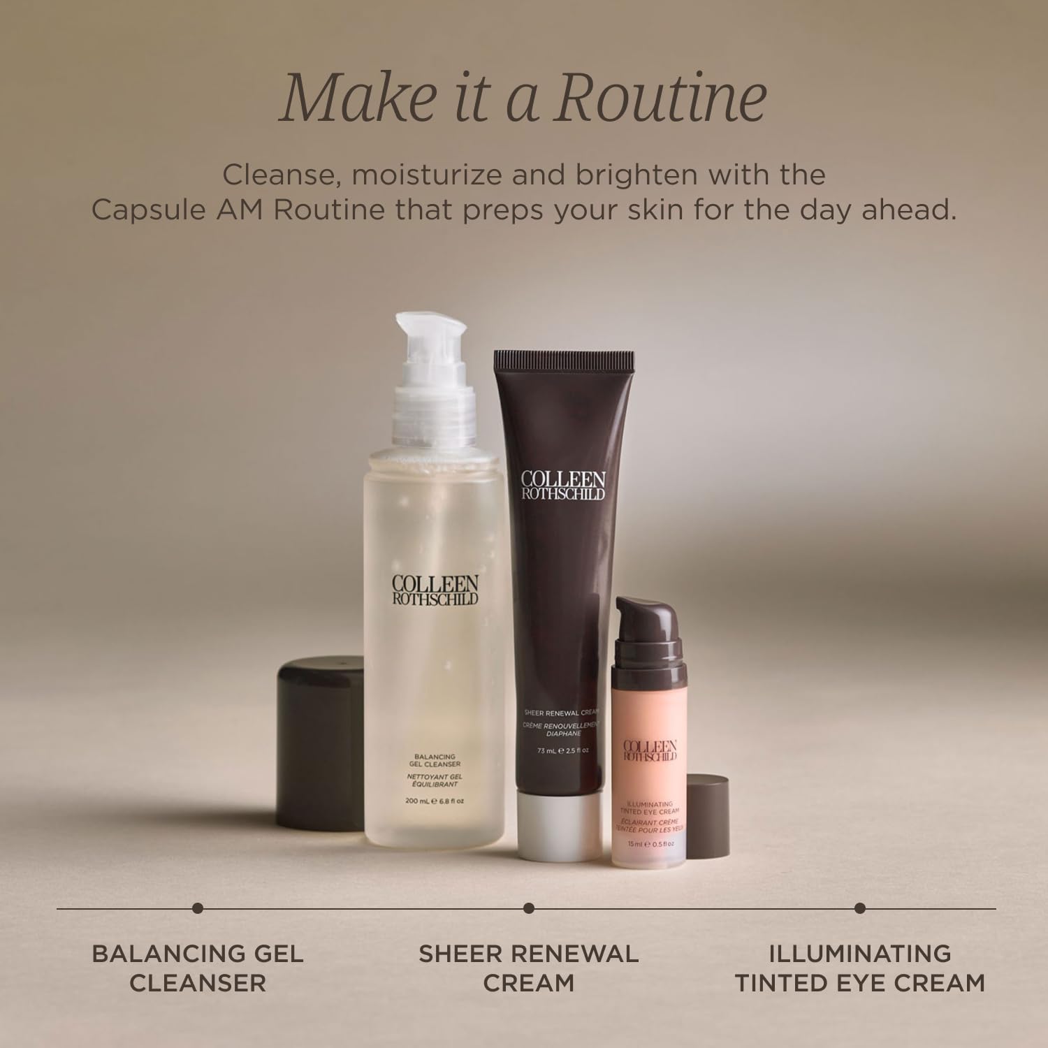 COLLEEN ROTHSCHILD Illuminating Tinted Eye Cream | Instant Brightening Effect | Nourishes & Targets Dark Circles | With Hyaluronic Acid, Caffeine, Pearlized Pigments & Peptides (0.5 fl oz) COLLEEN ROTHSCHILD buy supplements canada
