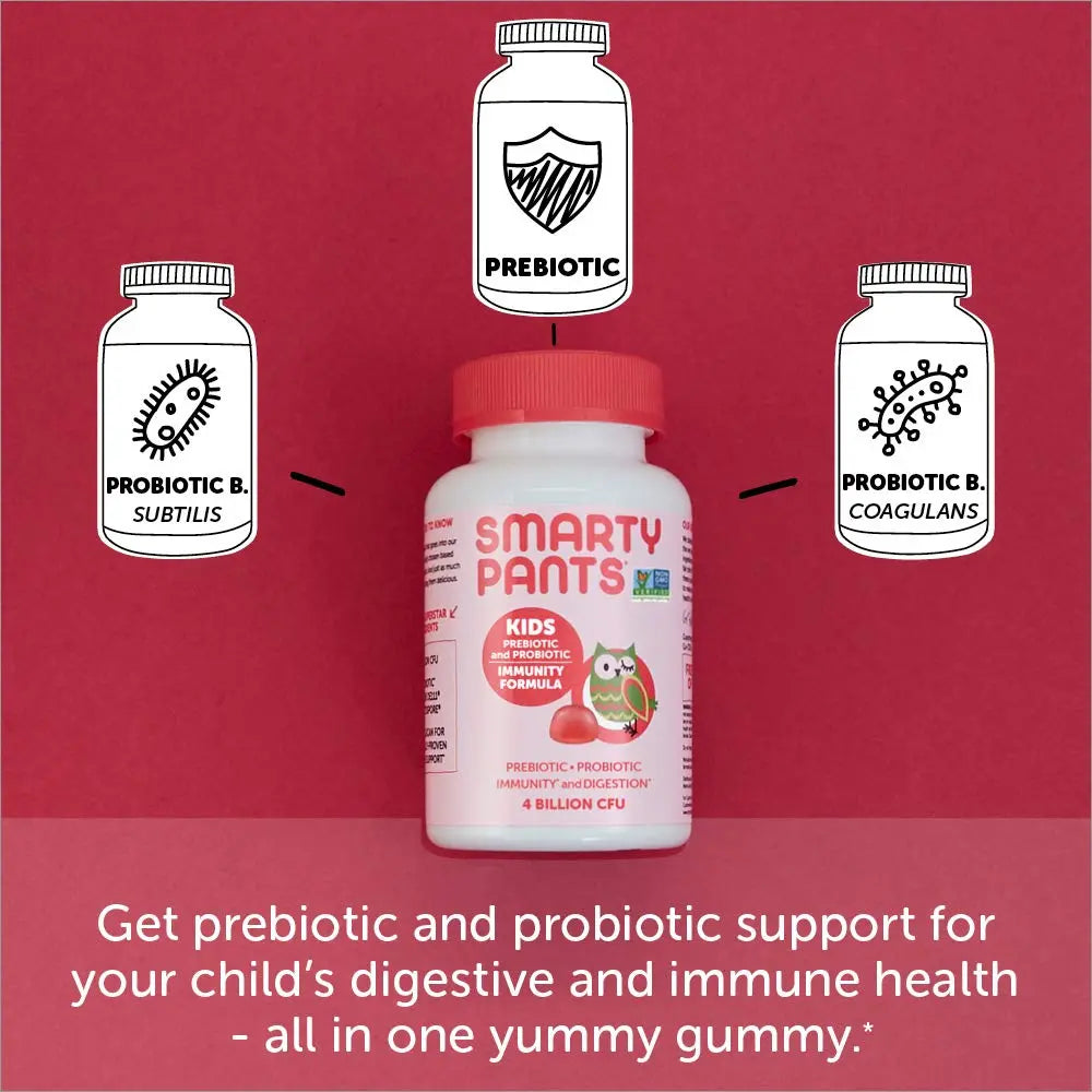 SmartyPants Organic Toddler Multivitamin Gummies: Probiotics & Kids Probiotic Immunity Gummies: Prebiotics & Probiotics for Digestive Health and Immune Support Supplement SmartyPants buy supplements canada