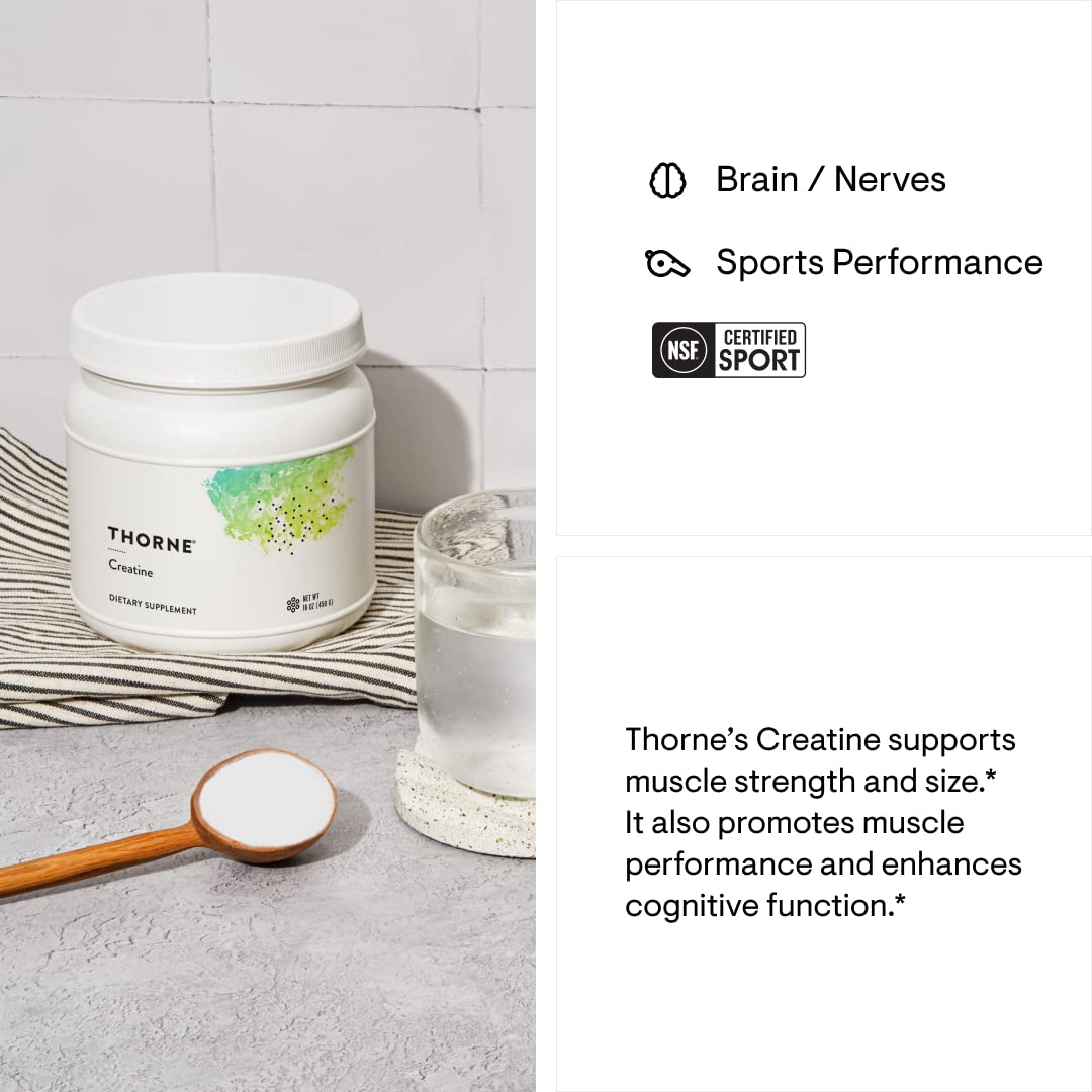 THORNE Creatine - Creatine Monohydrate, Amino Acid Powder - Support Muscles THORNE buy supplements canada