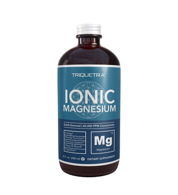 Liquid Magnesium | 8 oz - Ionic Magnesium Chloride, Highest & Fastest Absorption - Calm Mood, Sleep, Muscle Cramps & Spasms, Natural Laxative – Vegan, Glass Bottle (96 Servings) Triquetra Health buy supplements canada