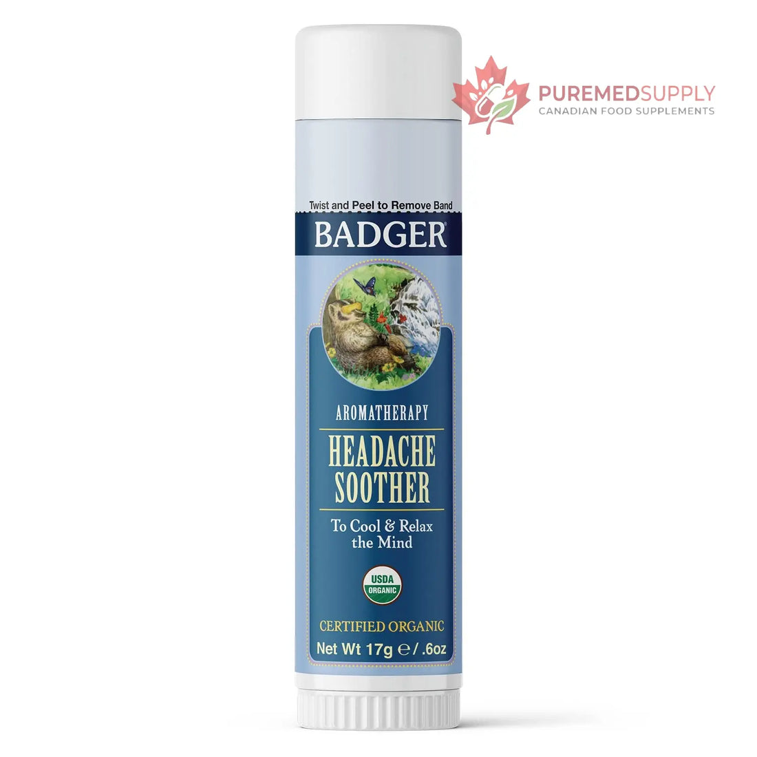 Badger Headache Soother - .6 oz Stick Badger buy supplements canada