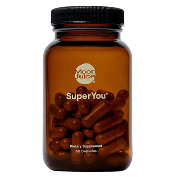 Moon Juice SuperYou Ashwagandha Supplements with Rhodiola, Shatavari & Amla - Cortisol Reducer for Energy, Mood, Focus and Stress Support, Vegan, Non-GMO & 100% Traceable, 60 Capsules, 30 Servings Moon Juice buy supplements canada
