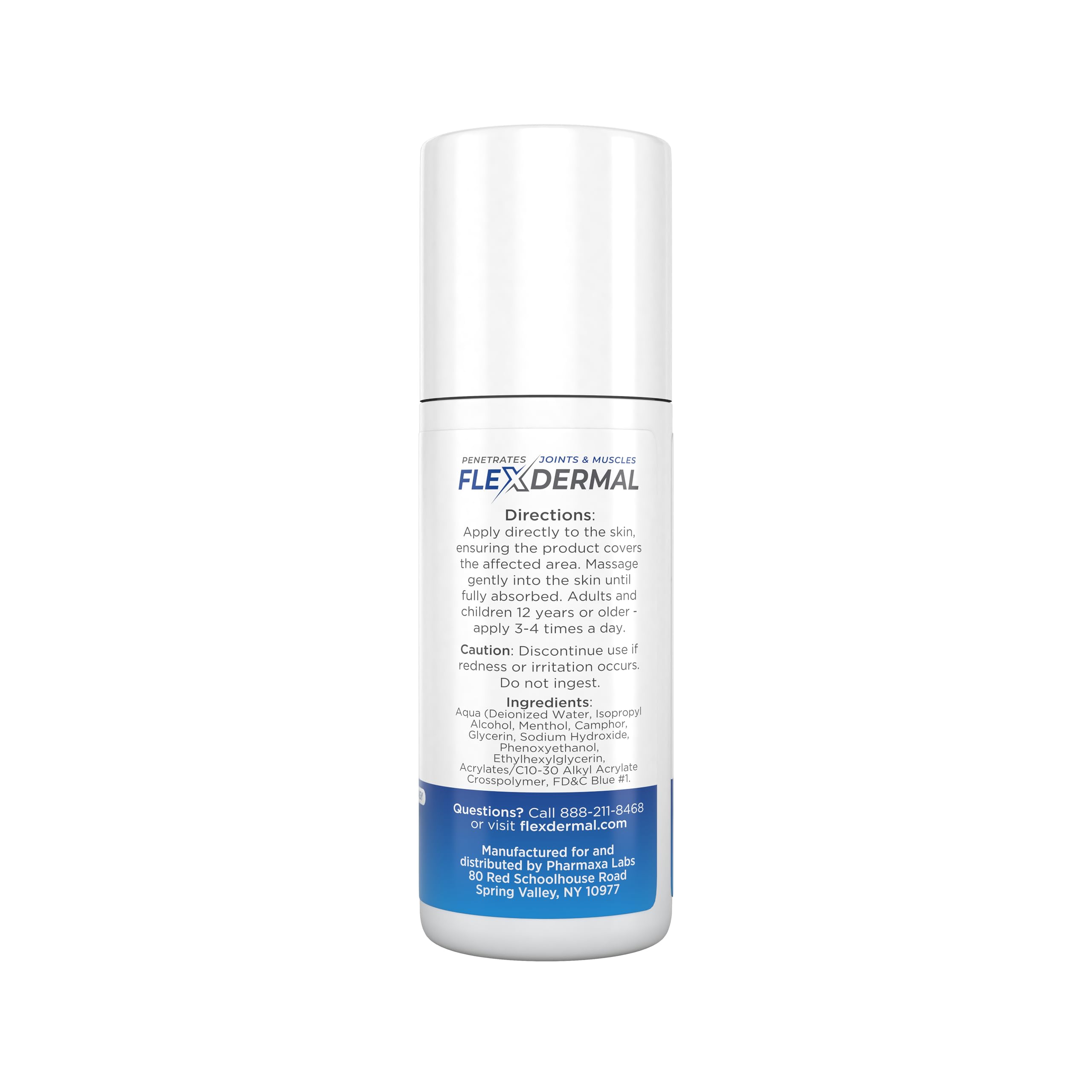 Flexdermal Topical Joint Relief Cream - Relieves Minor Aches and Discomfort in Muscles & Joints - Promotes Comfort, Mobility & Flexibility - Contains Menthol - Roll-On Gel - 3 fl oz (Pack of 1) Flexdermal buy supplements canada