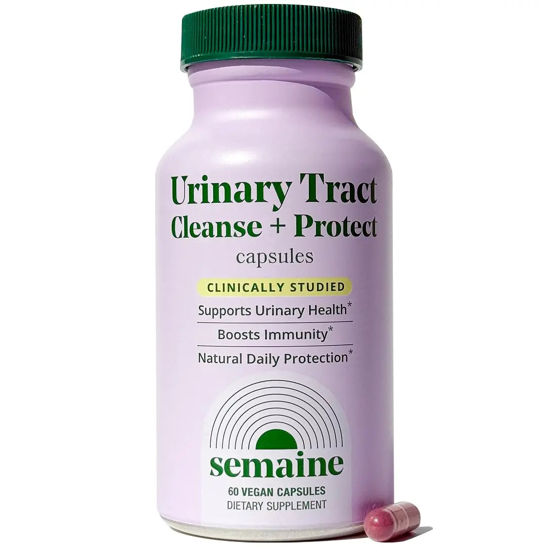 Semaine Urinary Tract Cleanse & Protect – 60 ct, Bladder Support Supplement for Women, Flushes Urinary Tract. Combines Cranberry Proanthocyanidins with Hibiscus Semaine buy supplements canada