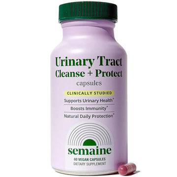 Semaine Urinary Tract Cleanse & Protect – 60 ct, Bladder Support Supplement for Women, Flushes Urinary Tract. Combines Cranberry Proanthocyanidins with Hibiscus Semaine buy supplements canada