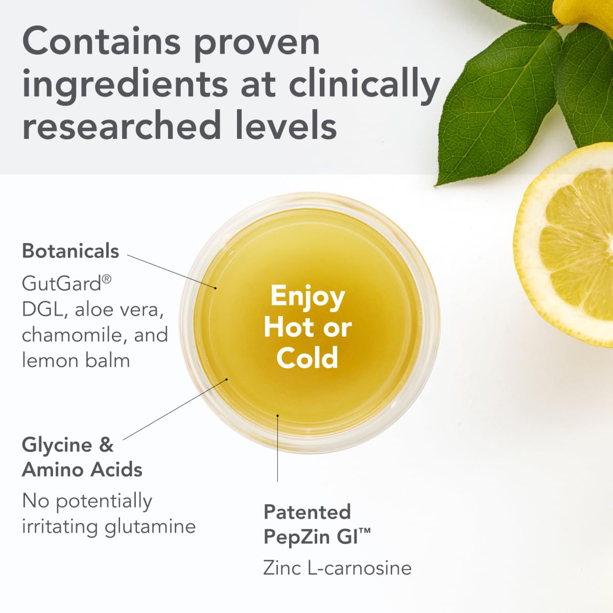 Bio-Botanical Research Biocidin Drink Mix - GI InnerCalm - Support Digestive Health, GI Detox, Healthy Mood & Sense of Relaxation - Soothing Formula with Glycine & No Glutamine (30 Stick Packs) Bio-Botanical Research buy supplements canada