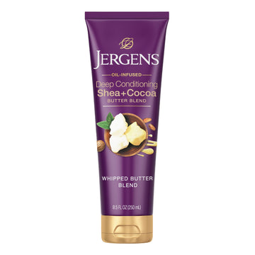 Jergens Shea and Cocoa Whipped Body Butter Lotion, Tone Enriching Hand And Body Lotion for Dry Skin, with Vitamins B3 & E, 8.5 Oz Jergens buy supplements canada