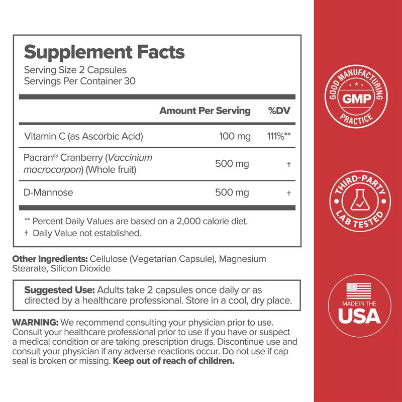 O Positiv URO Urinary Tract Health Supplement for Women, 60 Count (Pack of 1) - Urinary Support Vitamins with Pacran Complete Cranberry Extract O Positiv buy supplements canada