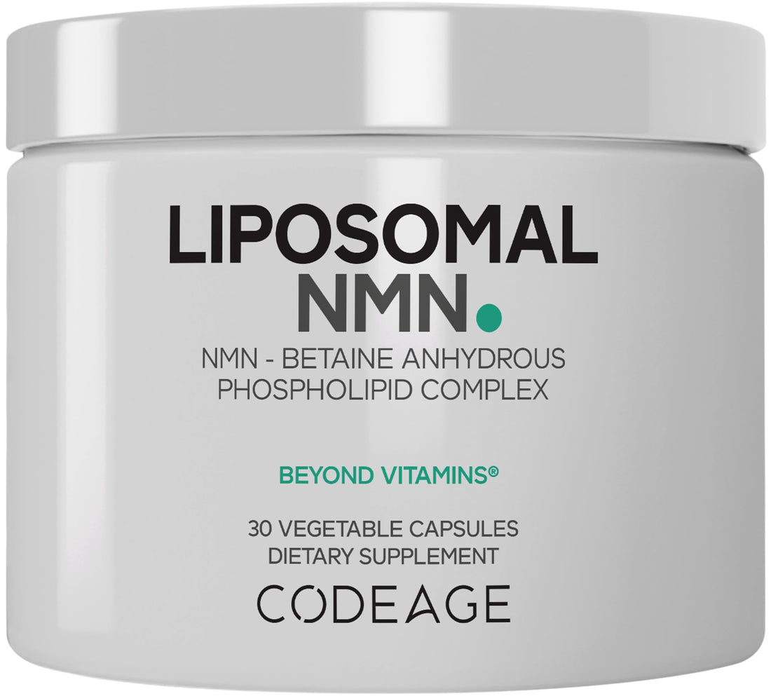 Codeage Liposomal NMN & TMG Supplement - Nicotinamide Mononucleotide NAD+ Precursor, Betaine Anhydrous Trimethylglycine TMG - Non-GMO - 30 Capsules Codeage buy supplements canada