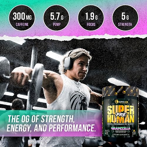 ALPHA LION Superhuman Pre Workout Powder, Beta Alanine, L-Taurine & Tri-Source ALPHA LION buy supplements canada