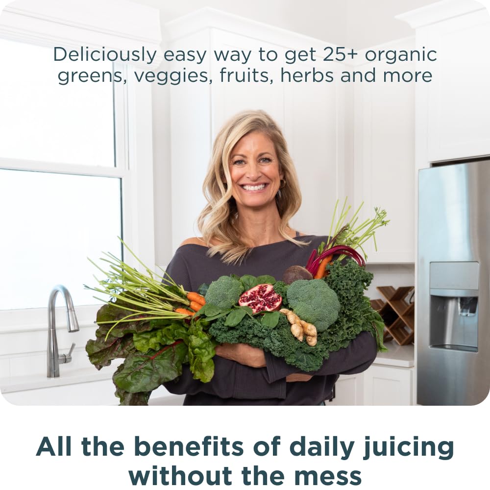 Ancient Nutrition SuperGreens Powder with Probiotics, Organic Berry Flavor Greens, Made from Real Fruits, Vegetables and Herbs, Digestive and Energy Support, 25 Servings, 6.7oz Ancient Nutrition buy supplements canada