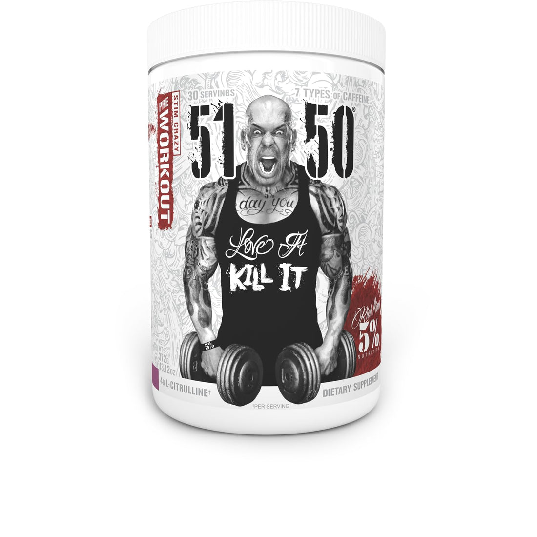 5% Nutrition Rich Piana 5150 High Stim Pre-Workout Powder | Extreme Energy, Focus 5% Nutrition buy supplements canada