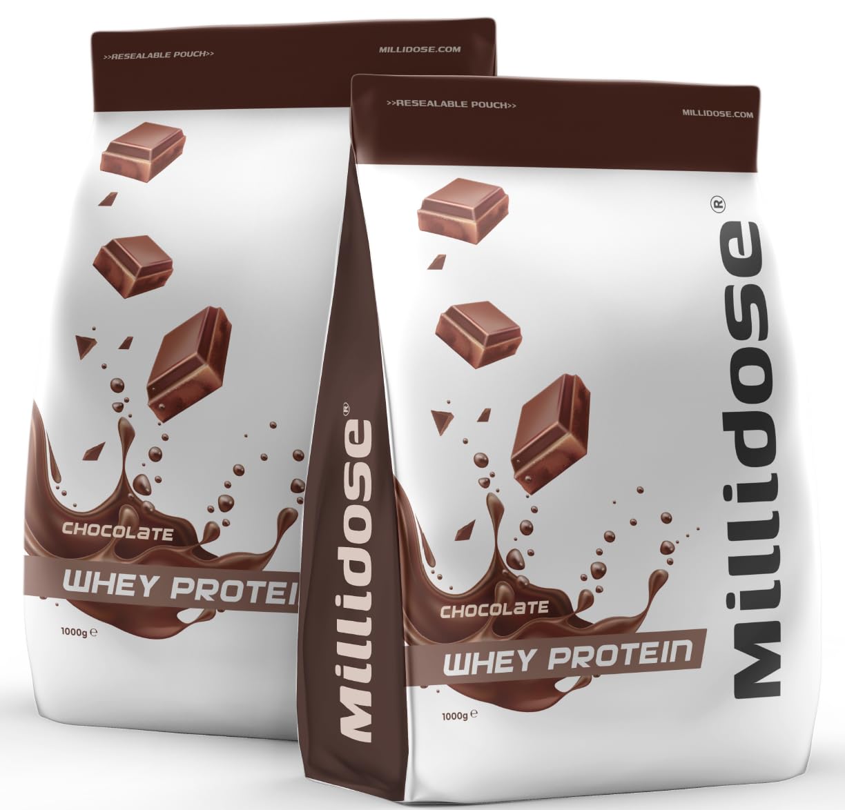 Millidose Chocolate Whey Protein Powder - 1kg of High-Protein Blend with 36g per Serving Generic buy supplements canada