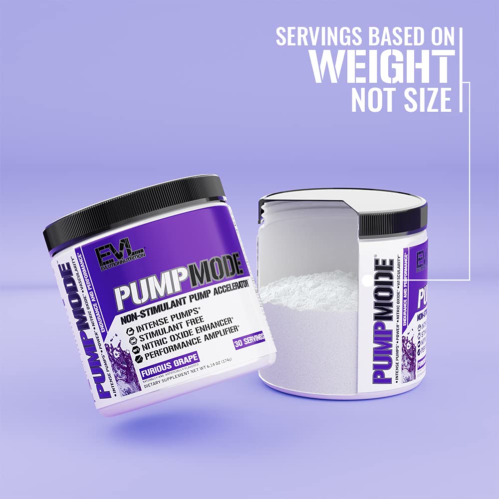 EVL PumpMode Nitric Oxide Supplement - Nitric Oxide Booster Pump Pre Workout Powder Evlution buy supplements canada