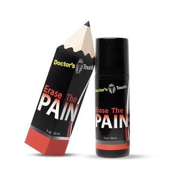 Doctor's Touch Erase The Pain Relief Roll On - Fast Acting Topical Pain Relief Roll On for Nerves, Joints, All Muscle Soreness and Discomfort - Roll on Muscle Pain Relief Doctor's Touch buy supplements canada
