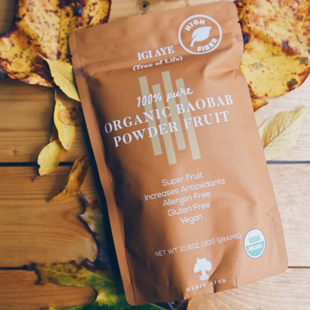 MERIN KIND Organic Baobab Powder - Prebiotic Fiber Supplement MERIN KIND buy supplements canada