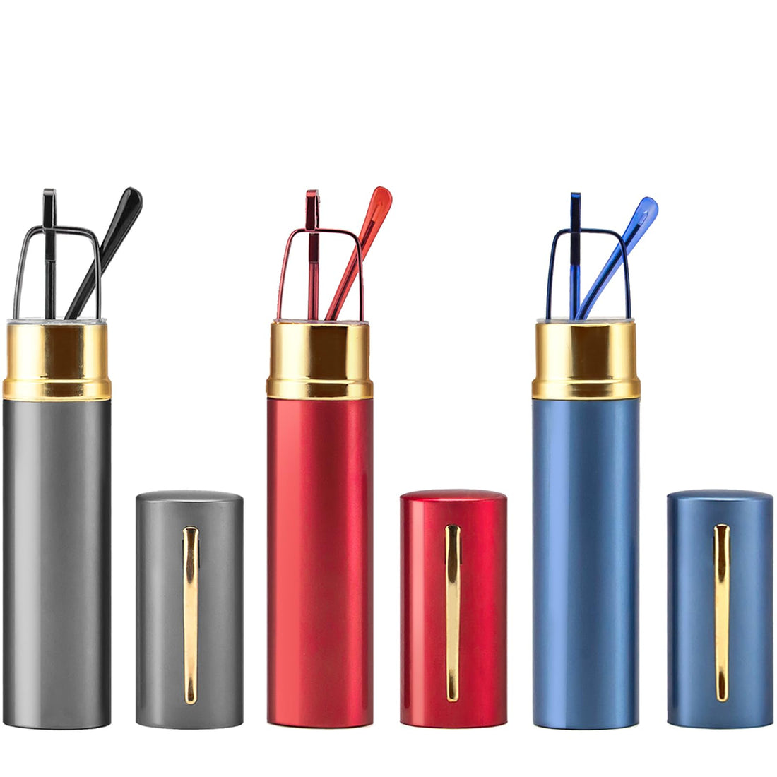 REAVEE 3 Pack Slim Pen Reading Glasses Small Tube Stylish Readers for Women Men REAVEE buy supplements canada