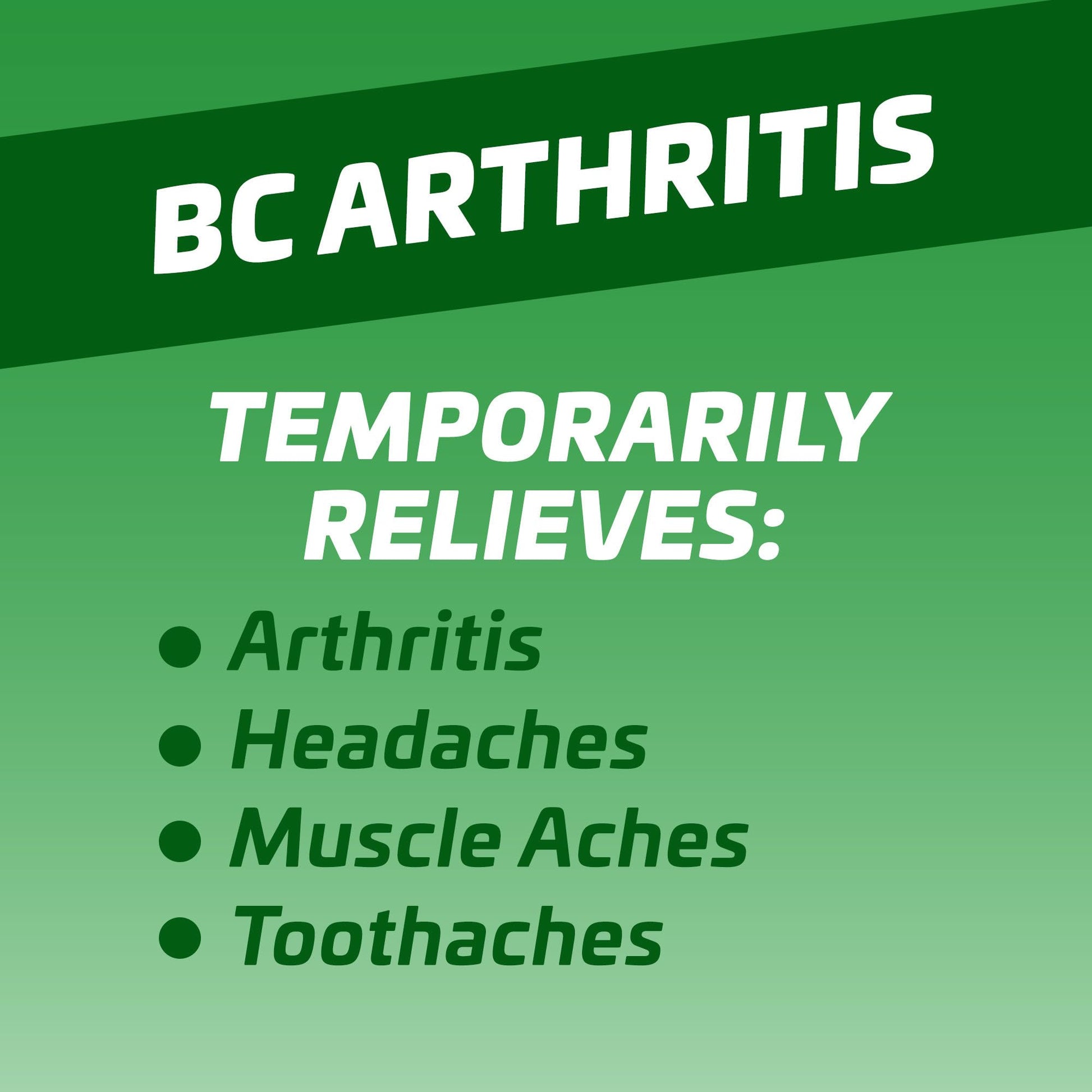 BC Pain Relief Powder, Arthritis Pain, 24 ct (Pack of 1) BC buy supplements canada