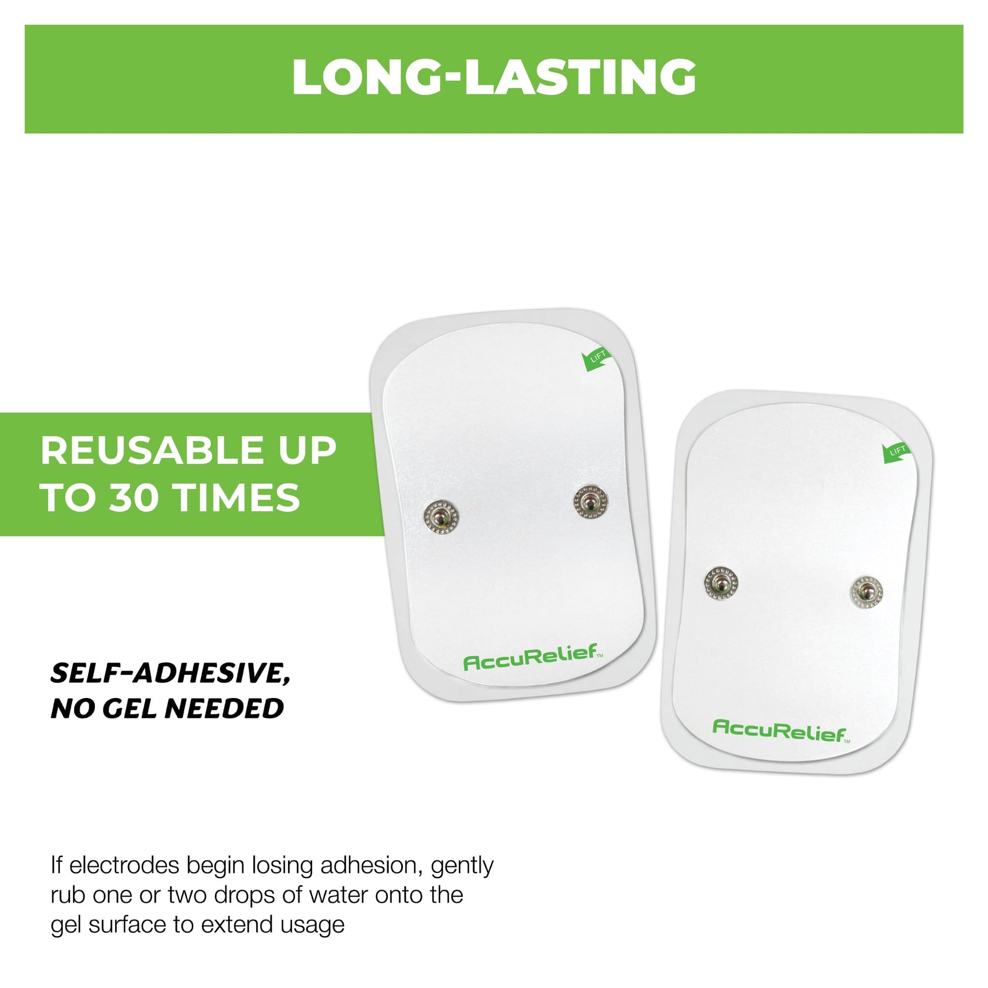 AccuRelief Wireless TENS Unit with Remote Control, TENS Pain Relief Device and Muscle Stimulator, for Back Pain, Neck Pain, Arm and Leg Pain AccuRelief buy supplements canada