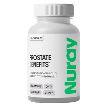 Nuray Prostate Support Supplement for Men and Women with Saw Palmetto, Vitamin C, Vitamin E, Zinc, Stinging Nettle & Alpha Lipoic Acid - 60 Vegetarian Capsules Nuray buy supplements canada