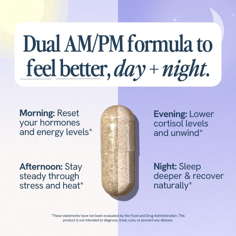 Happy V Menopause Relief Supplement for Women – Hormone Balance, Hot Flash & Night Sweat Support, Mood & Energy Booster, Vaginal Wellness, Perimenopause & Postmenopause Support – 60 Vegan Capsules Happy V buy supplements canada