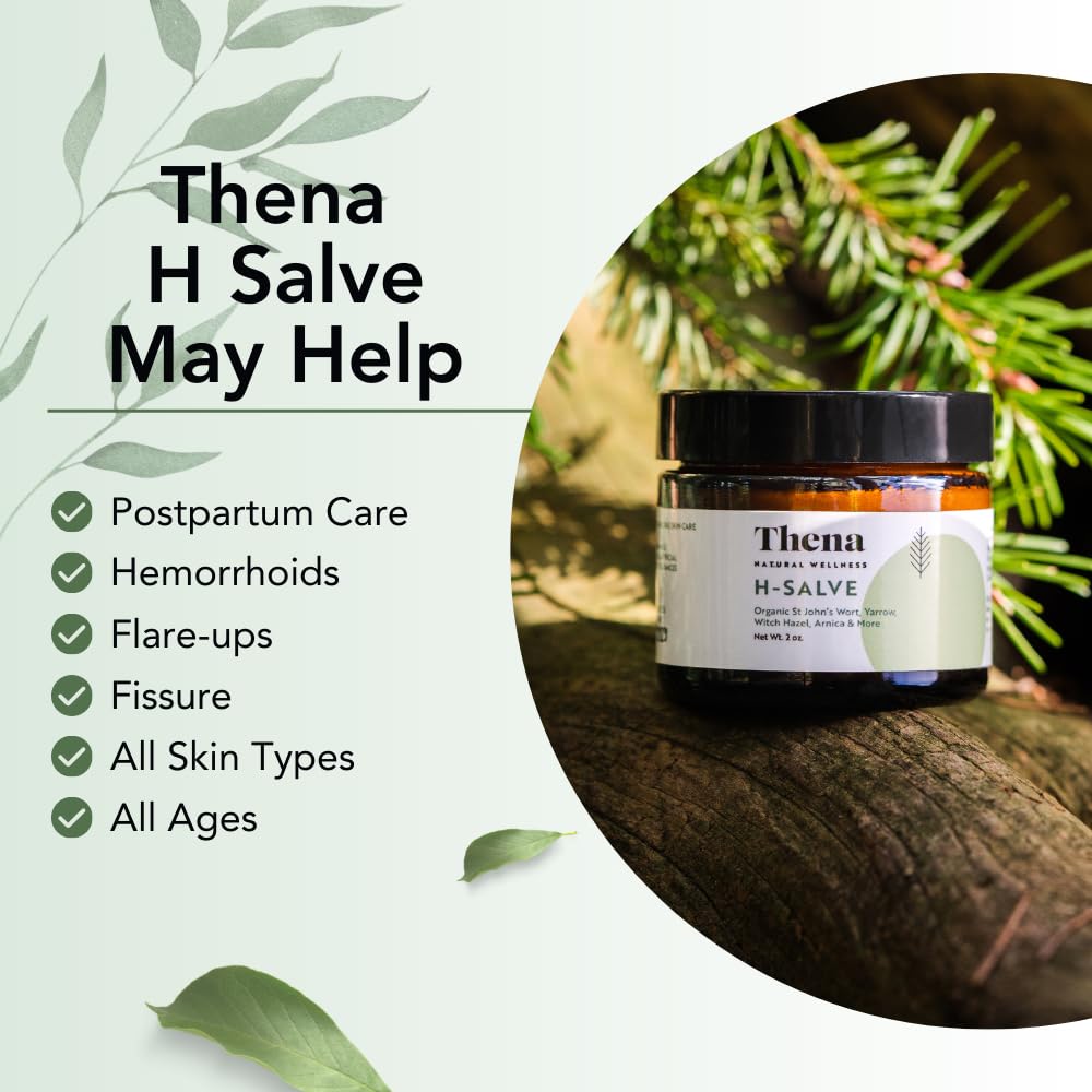 Intense Hemorrhoid Treatment Natural Hemorrhoid Relief Cream, Max Strength Herbal Anal Fissure Relief Ointment with Organic Witch Hazel for Postpartum Piles, Best with Thena Sitz Bath Soak Women Men THENA Natural Wellness buy supplements canada